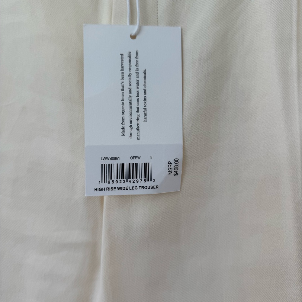 Frame High Rise wide leg trouser - Revolve - Picture 4 of 5